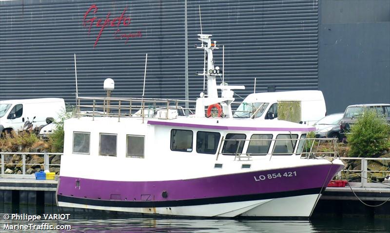 fv le pearl (Fishing vessel) - IMO , MMSI 227300230, Call Sign FQAK under the flag of France