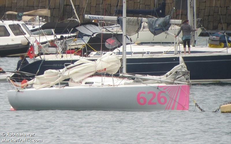 bindo solosailor (Sailing vessel) - IMO , MMSI 227406490, Call Sign FAD5700 under the flag of France