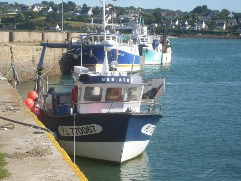 mad atao (Fishing vessel) - IMO , MMSI 227596460, Call Sign FJ7323 under the flag of France
