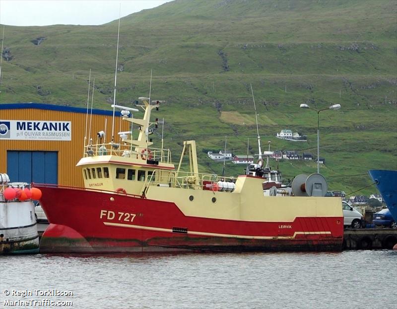 bjoern (Fishing vessel) - IMO , MMSI 231157000, Call Sign OW2344 under the flag of Faeroe Islands