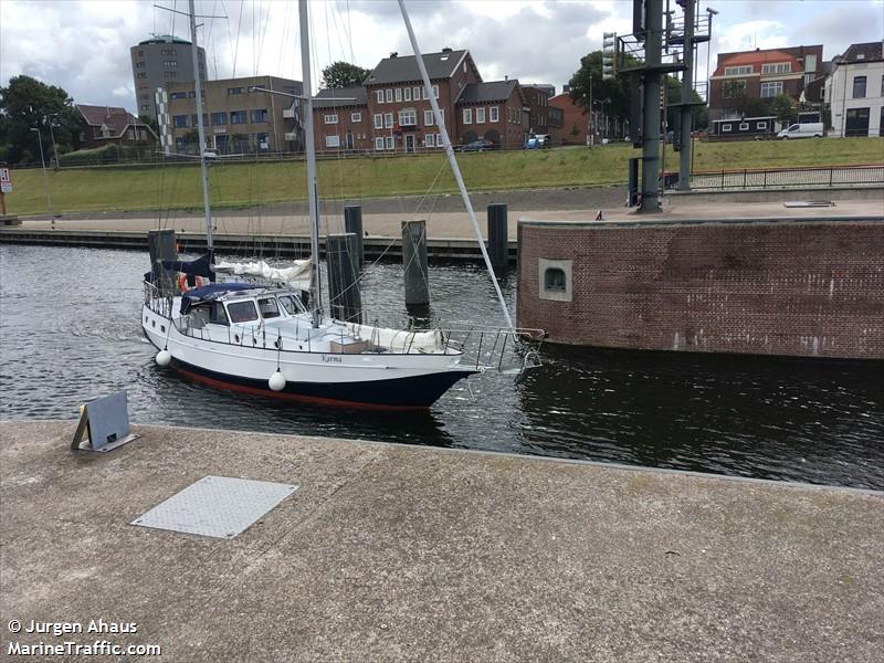 karma (Sailing vessel) - IMO , MMSI 244006027, Call Sign PG7015 under the flag of Netherlands