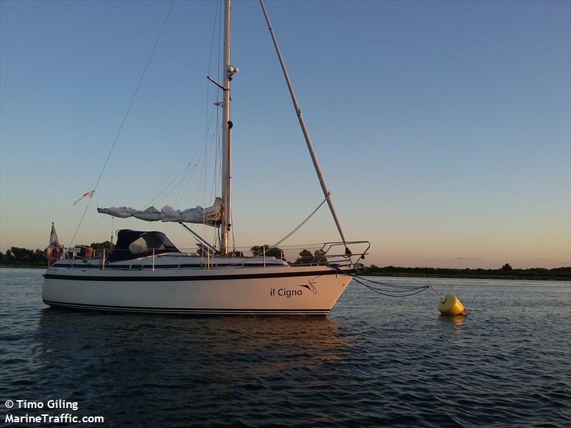 il cigno (Sailing vessel) - IMO , MMSI 244020531, Call Sign PC9189 under the flag of Netherlands