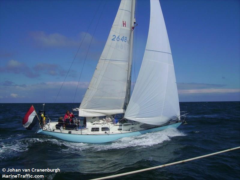 baby blue (Sailing vessel) - IMO , MMSI 244090292, Call Sign PF4007 under the flag of Netherlands
