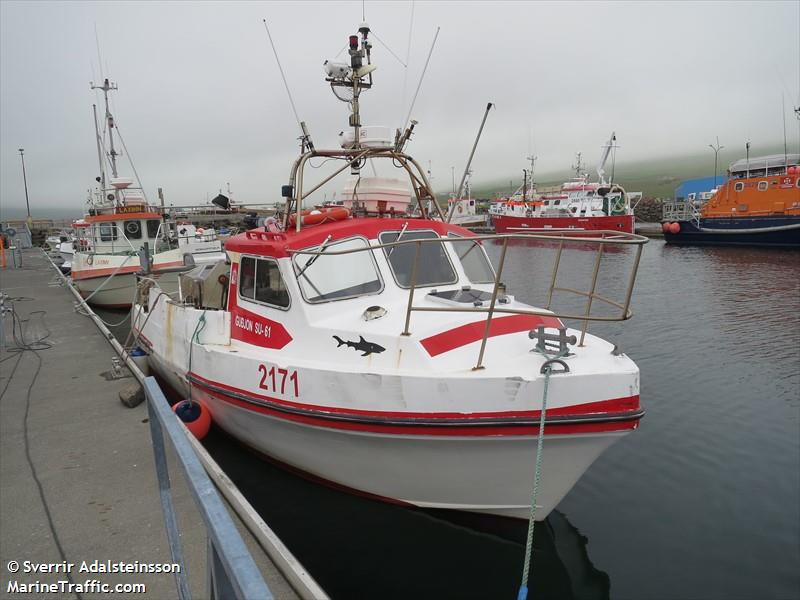 gudjon su-61 (-) - IMO , MMSI 251169110, Call Sign 2171 under the flag of Iceland