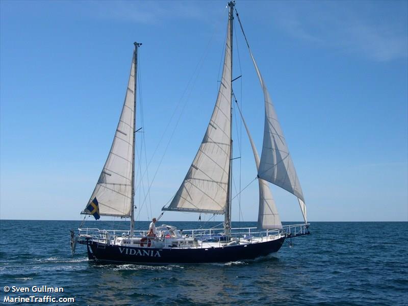 vidania (Sailing vessel) - IMO , MMSI 265637850, Call Sign 7SY9992 under the flag of Sweden