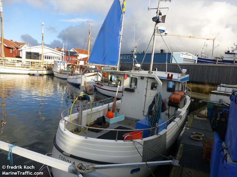 gg 65 coriola (Fishing vessel) - IMO , MMSI 265691740, Call Sign SFC9764 under the flag of Sweden