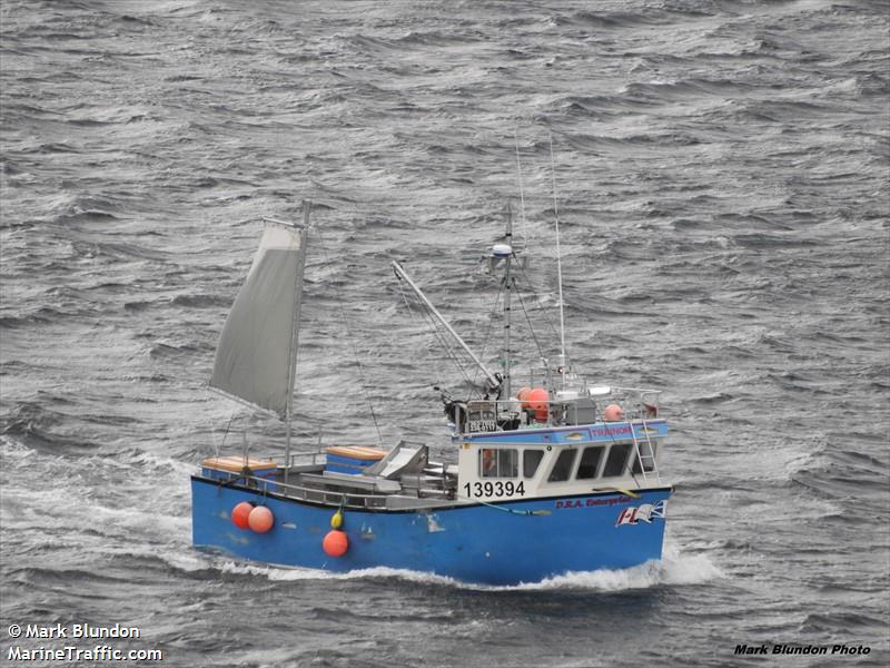 dra enterprise (Fishing vessel) - IMO , MMSI 316017323 under the flag of Canada