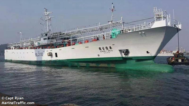 chun i no.1 (Fishing Vessel) - IMO , MMSI 416239500, Call Sign BL2110 under the flag of Taiwan