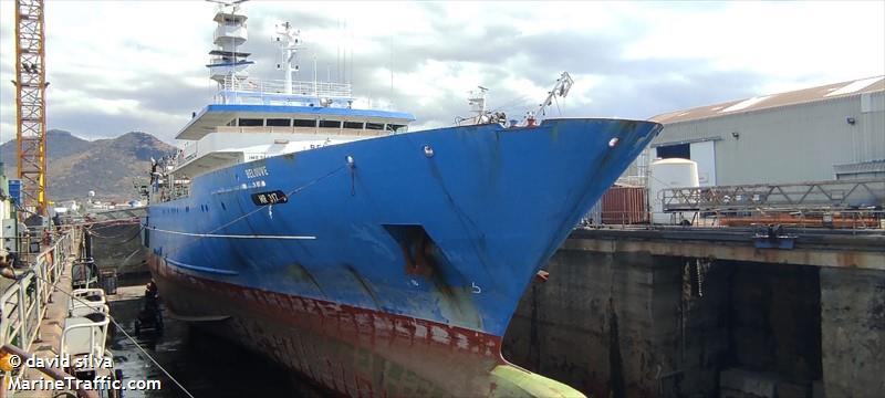 fv belouve (Fishing Vessel) - IMO 9653848, MMSI 645524000, Call Sign 3BTL under the flag of Mauritius