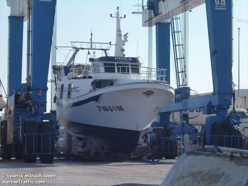 inmca (Fishing vessel) - IMO , MMSI 224167130, Call Sign EA9105 under the flag of Spain
