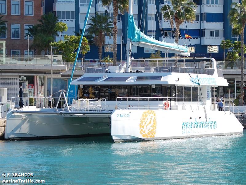 mundo marino eco (Unknown) - IMO , MMSI 225991712 under the flag of Spain