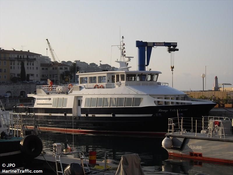 rivage cote dazur (Passenger ship) - IMO , MMSI 227673390, Call Sign FGE7646 under the flag of France