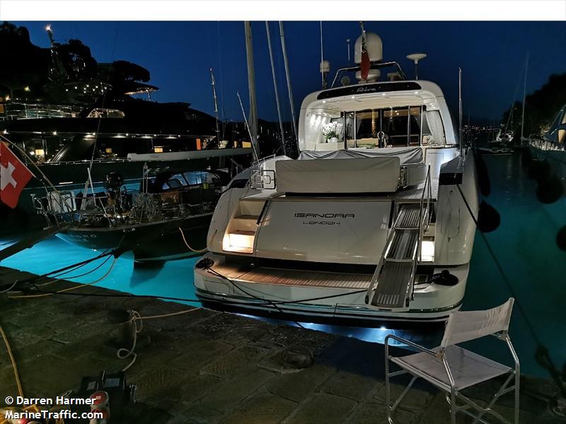 my isanora (Pleasure craft) - IMO , MMSI 235057204 under the flag of United Kingdom (UK)