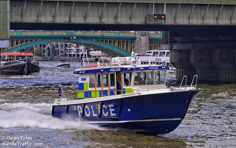 patrick colquhoun ii (Law enforcment) - IMO , MMSI 235090688 under the flag of United Kingdom (UK)