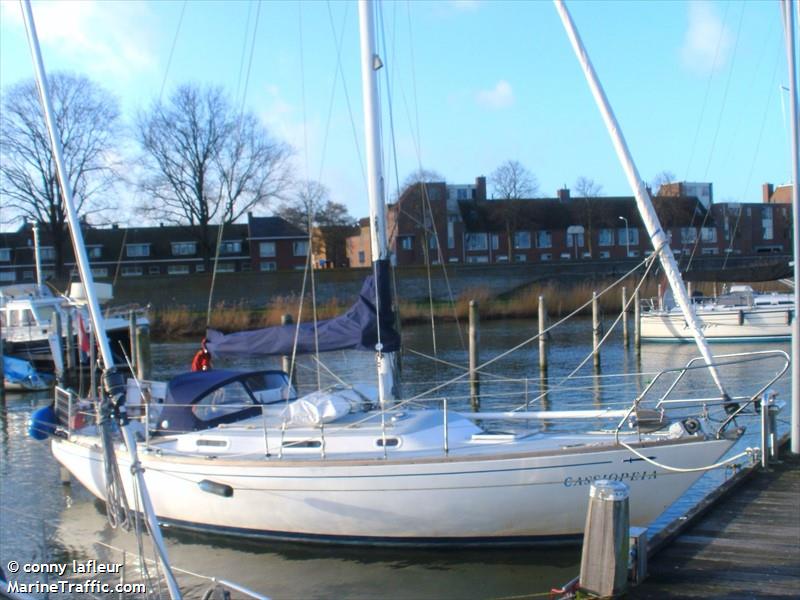 cassiopeia (Sailing vessel) - IMO , MMSI 244830302, Call Sign PH8003 under the flag of Netherlands