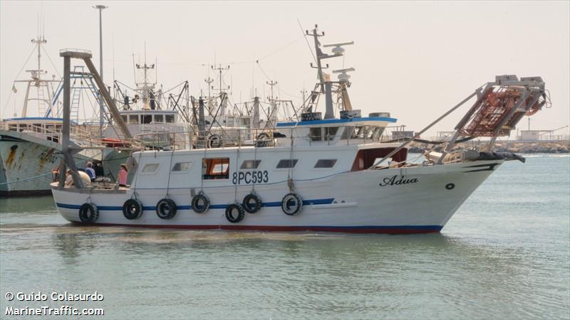 adua (Fishing vessel) - IMO , MMSI 247102990, Call Sign ITCI under the flag of Italy
