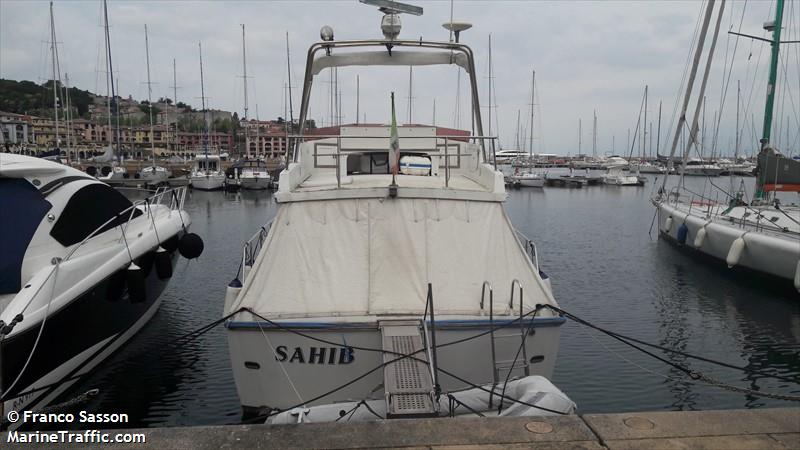 sahib (Sailing vessel) - IMO , MMSI 247324280, Call Sign IZ8760 under the flag of Italy