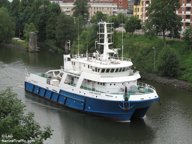 ocean surveyor (Research Vessel) - IMO 8316819, MMSI 265226000, Call Sign SBJO under the flag of Sweden