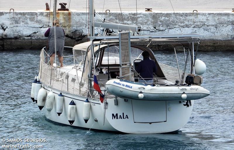 mala (Sailing vessel) - IMO , MMSI 278653000, Call Sign S5Z5960 under the flag of Slovenia
