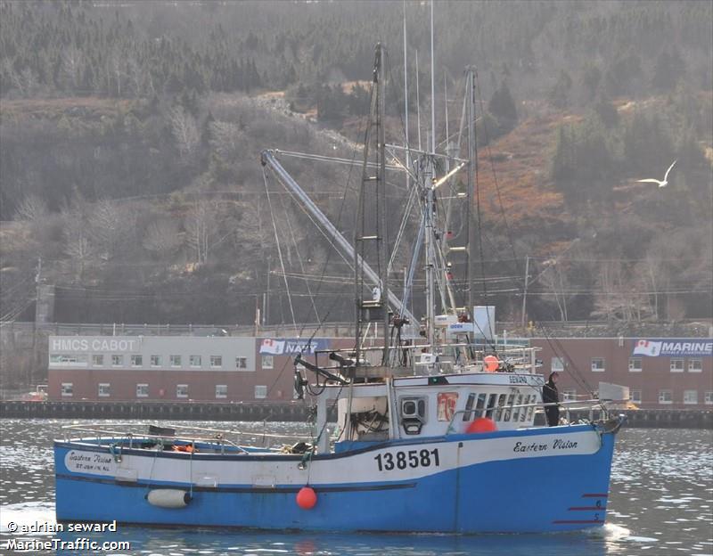eastern vision (Fishing vessel) - IMO , MMSI 316005997 under the flag of Canada