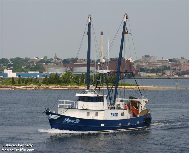 joyce d (Fishing vessel) - IMO , MMSI 367301650, Call Sign WCX7784 under the flag of United States (USA)