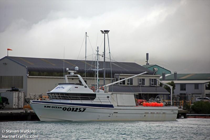 kim ocean (Fishing vessel) - IMO , MMSI 512082000, Call Sign ZME2279 under the flag of New Zealand