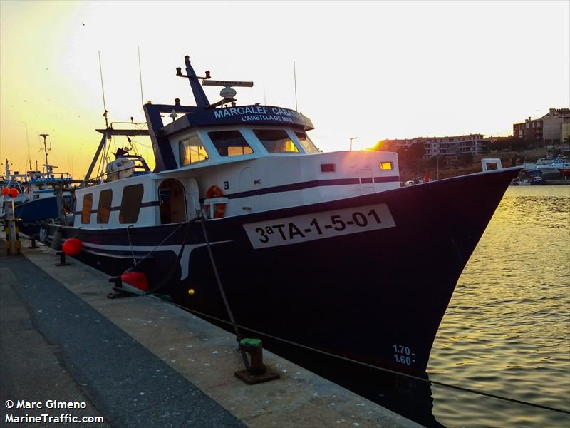 margalef cabanes (Fishing vessel) - IMO , MMSI 224060290, Call Sign EA5682 under the flag of Spain