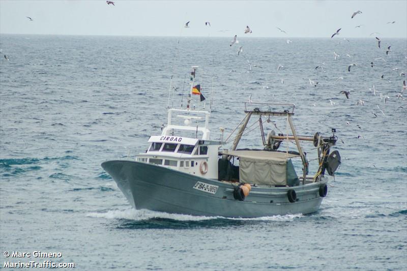 ciroag (Fishing vessel) - IMO , MMSI 224083790, Call Sign EA2529 under the flag of Spain