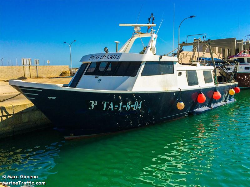 paco lo grill (Fishing vessel) - IMO , MMSI 224201340, Call Sign EA7292 under the flag of Spain