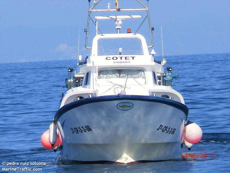 cotet (Fishing vessel) - IMO , MMSI 224258570, Call Sign EA9290 under the flag of Spain