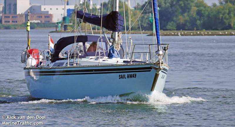 sail away (Sailing vessel) - IMO , MMSI 244131131, Call Sign PF3210 under the flag of Netherlands