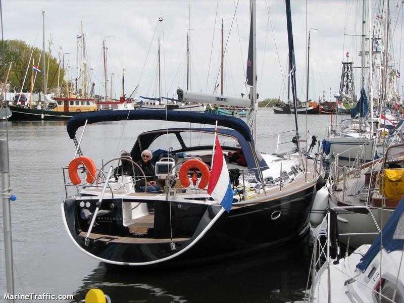 sy bateleur (Pleasure craft) - IMO , MMSI 244650617, Call Sign PB3949 under the flag of Netherlands