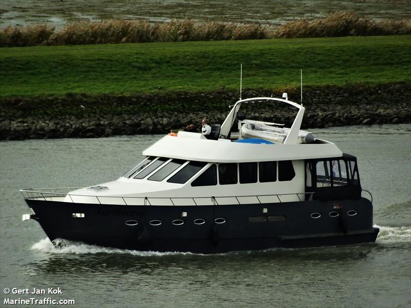 xanthiona (Pleasure craft) - IMO , MMSI 244850525, Call Sign PD3436 under the flag of Netherlands