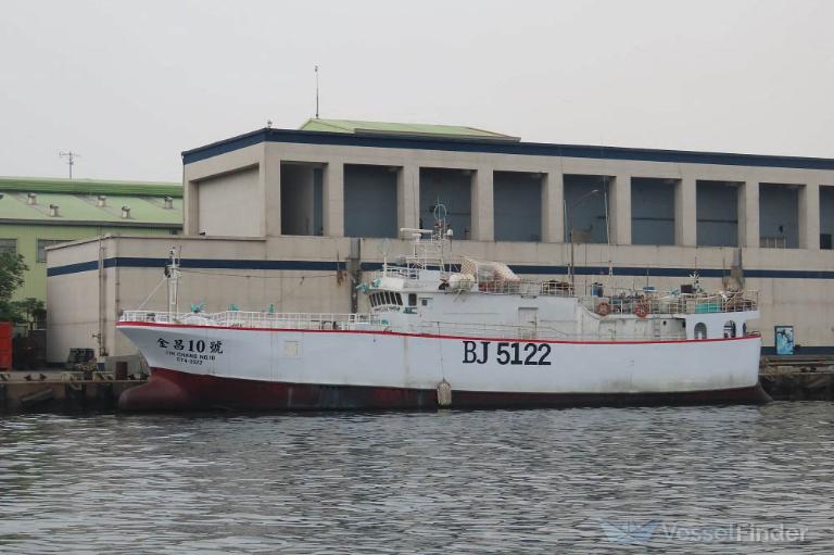 jin chang no.10 (Fishing vessel) - IMO , MMSI 416004675 under the flag of Taiwan