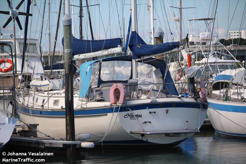 hinetoa (Sailing vessel) - IMO , MMSI 512003507, Call Sign ZME6789 under the flag of New Zealand