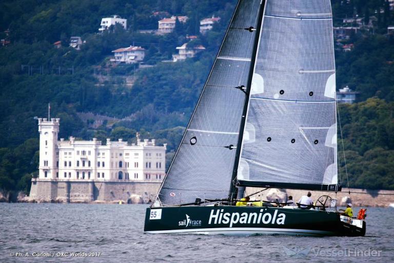 hispaniola (Unknown) - IMO , MMSI 232031647 under the flag of United Kingdom (UK)