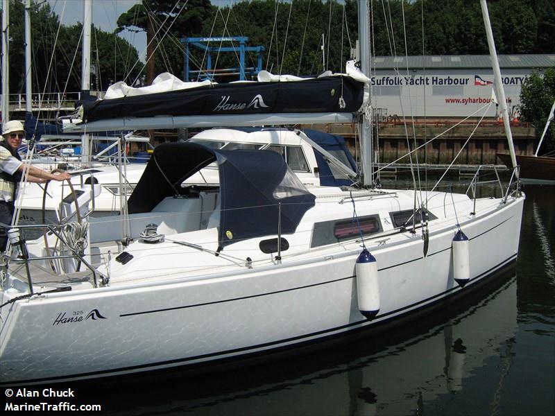 verveine (Sailing vessel) - IMO , MMSI 235104798, Call Sign 2HMF3 under the flag of United Kingdom (UK)