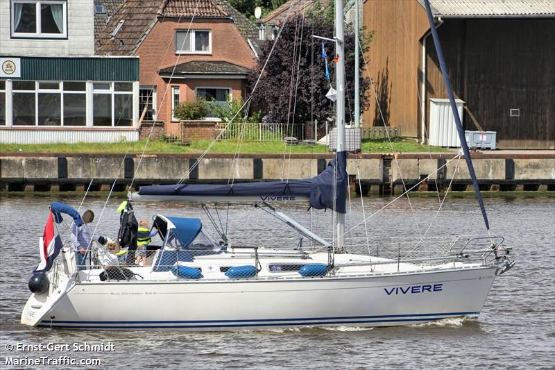 vivere (Pleasure craft) - IMO , MMSI 244013031, Call Sign PF4341 under the flag of Netherlands