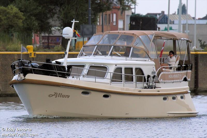 allure (Pleasure craft) - IMO , MMSI 244180061, Call Sign PB5050 under the flag of Netherlands