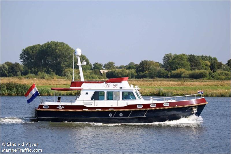 breehorn (Pleasure craft) - IMO , MMSI 244780660, Call Sign PC4308 under the flag of Netherlands