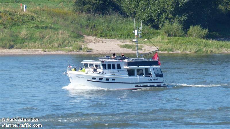 timoun (Pleasure craft) - IMO , MMSI 269114560, Call Sign HBY5503 under the flag of Switzerland