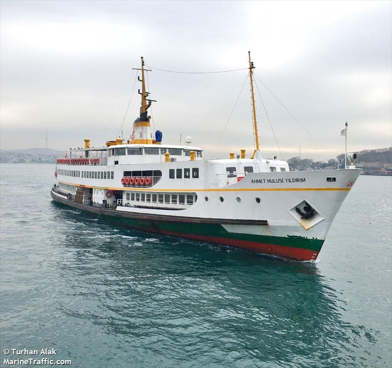 ahmet hulusi yildiri (Passenger ship) - IMO , MMSI 271002505, Call Sign TCAN7 under the flag of Turkey