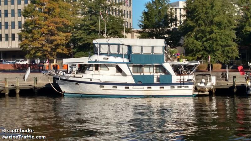 jenny (Pleasure craft) - IMO , MMSI 367508870, Call Sign WDF9792 under the flag of United States (USA)