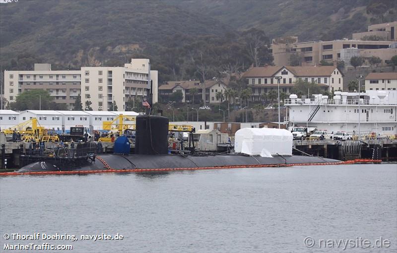 us submarine (Military ops) - IMO , MMSI 369970167, Call Sign GHOST under the flag of United States (USA)