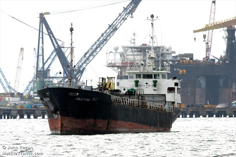 mv gold star (Cargo ship) - IMO , MMSI 525019234, Call Sign YHJI under the flag of Indonesia