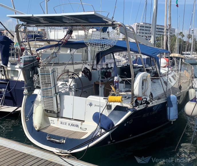 blue kawan (Sailing vessel) - IMO , MMSI 227847910, Call Sign FAF3493 under the flag of France