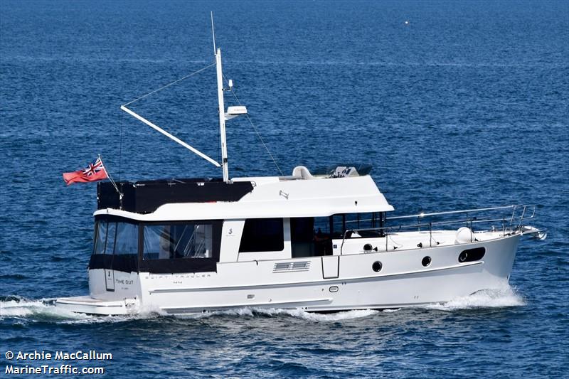 time out (Pleasure craft) - IMO , MMSI 232025759, Call Sign MGOR3 under the flag of United Kingdom (UK)