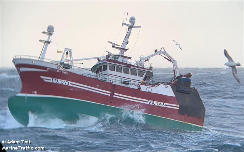 jacqueline anne fr (Fishing vessel) - IMO , MMSI 232031554, Call Sign MIJI5 under the flag of United Kingdom (UK)