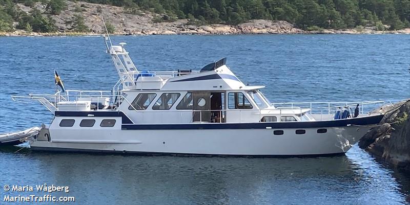 ellinor (Pleasure craft) - IMO , MMSI 265005290, Call Sign SF8970 under the flag of Sweden