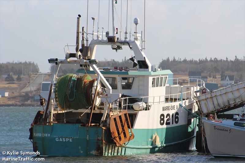 marie eve ii (Fishing vessel) - IMO , MMSI 316003695, Call Sign VD7222 under the flag of Canada